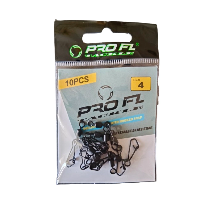 AGRAFKA Z KRĘTLIKIEM ROZMIAR 4 10X10SZT/OPK